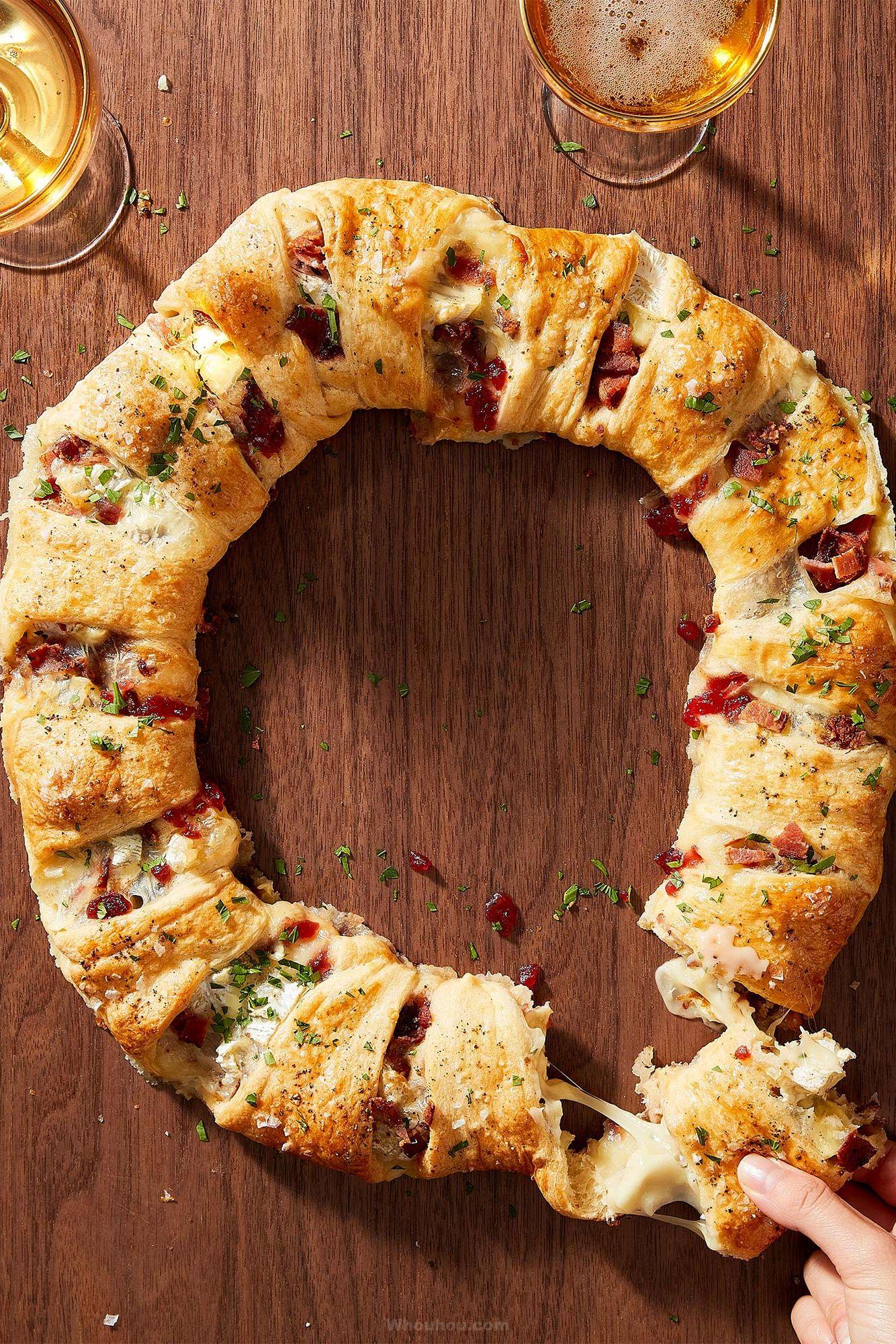 couronne de brie et bacon