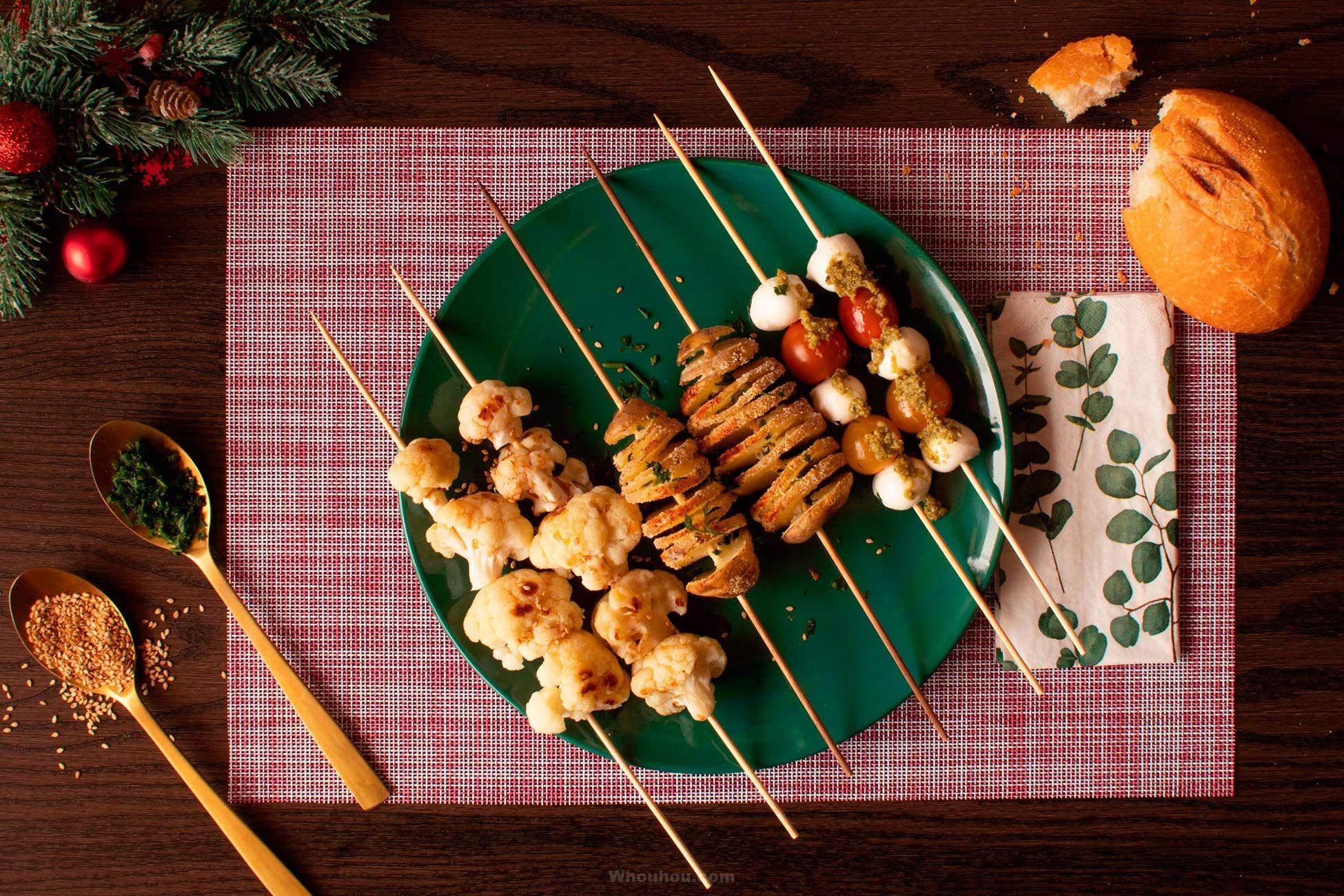 brochettes végétariennes