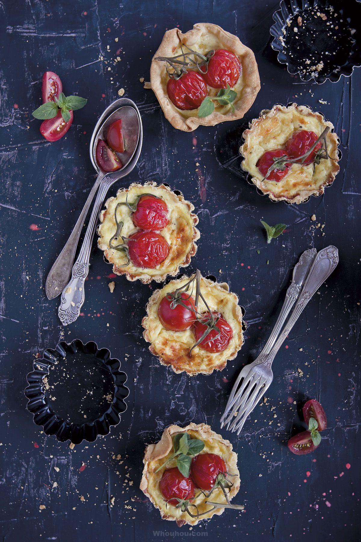 tartelettes aux tomates confites