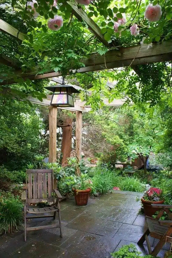 30 idées inspirantes pour créer une pergola colorée et parfumée - 231