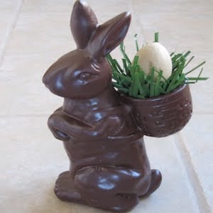 Faux lapin en chocolat