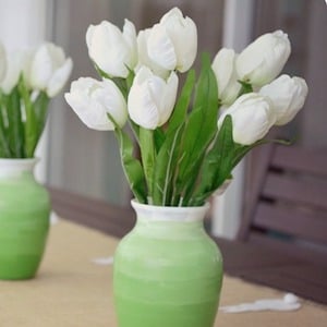 Vase de printemps ombré