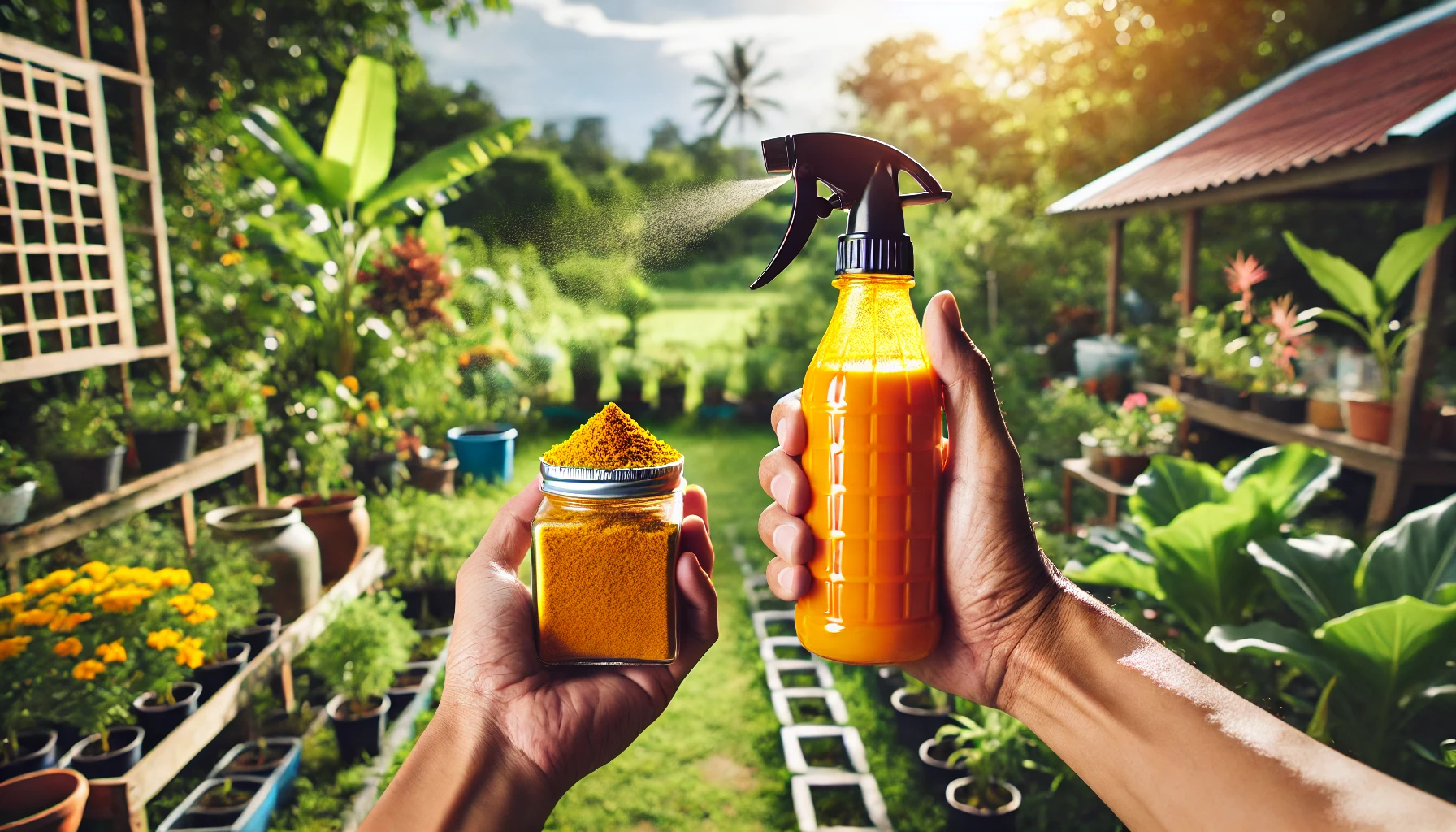 Spray au Curcuma : L’Insectifuge Naturel et Efficace pour votre Jardin